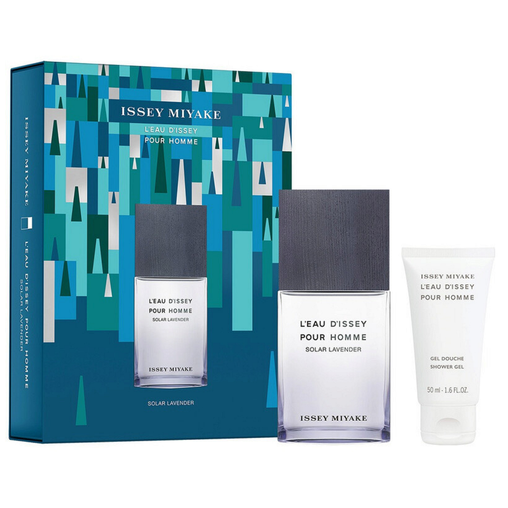 Issey Miyake Issey Miyake Solar Lavender Тоалетна Вода 50 мл + Душ Гел 50 мл - Подаръчен комплект за Мъже 1