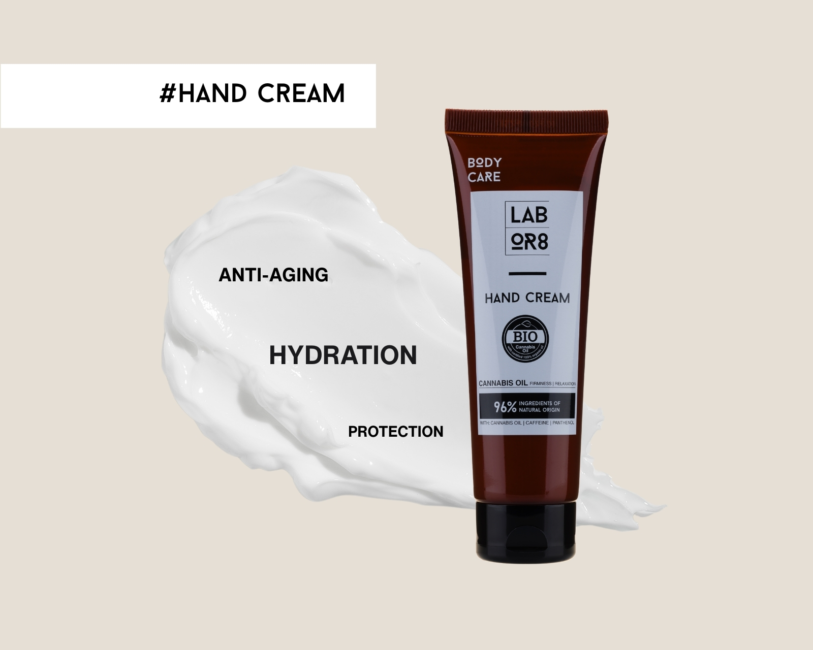 LABOR8 LABOR8 Hemp Hand Cream 75 мл - Парфюм Унисекс 2
