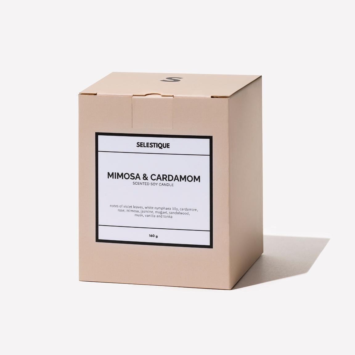 Selestique Selestique® Mimosa & Cardamom - Ароматна свещ 160 г 3