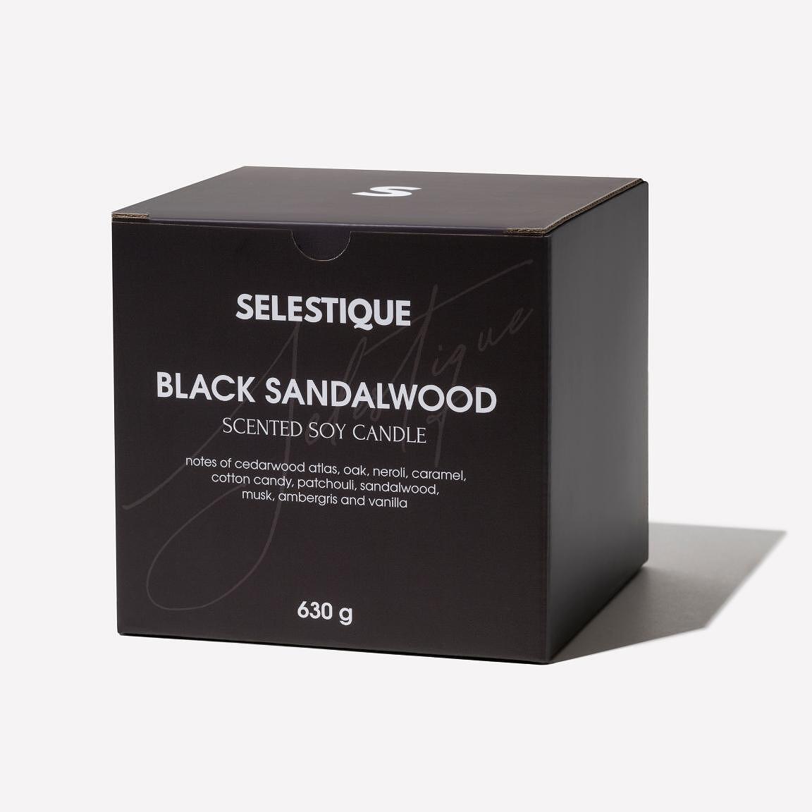 Selestique Selestique® Black Sandalwood - Ароматна свещ 630 г 3