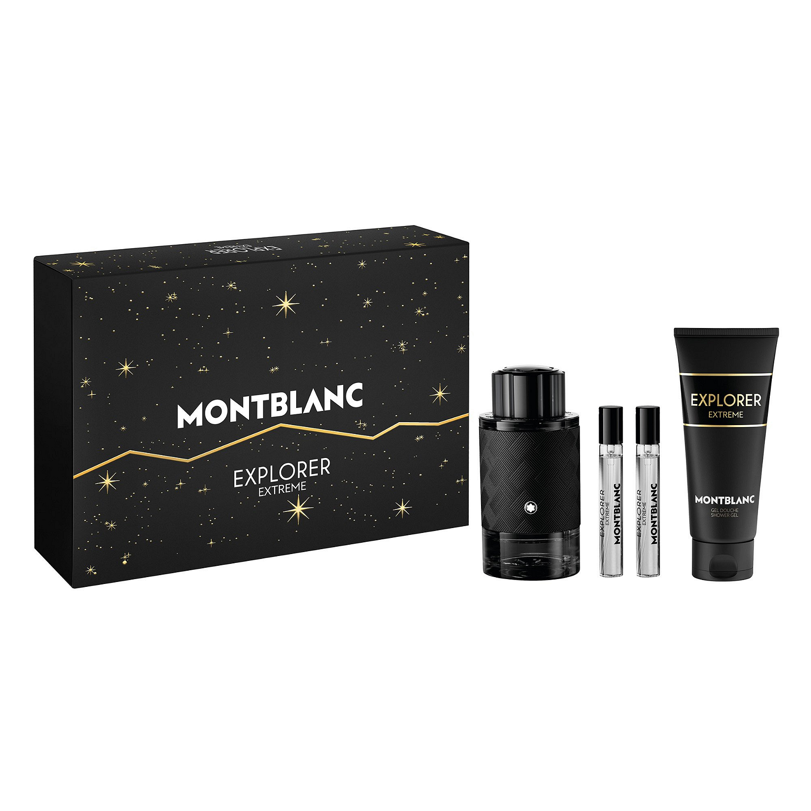 Mont Blanc Mont Blanc Explorer Extreme EDP 100 мл + EDP 2 x 7.5 мл + SG 100 мл - Подаръчен Комплект за Мъже 1
