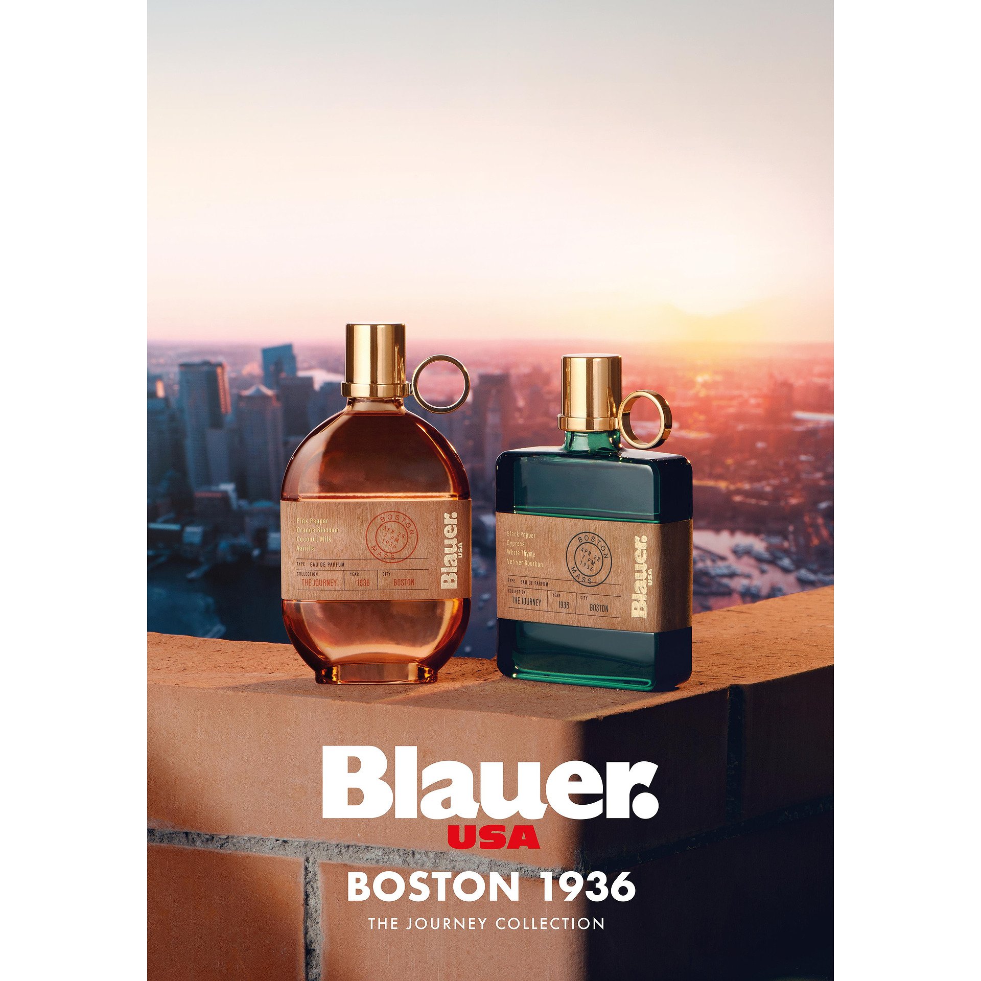 Blauer Blauer The Journey Boston 1936 EDP 80 мл - Парфюмна Вода за Мъже ТЕСТЕР 3