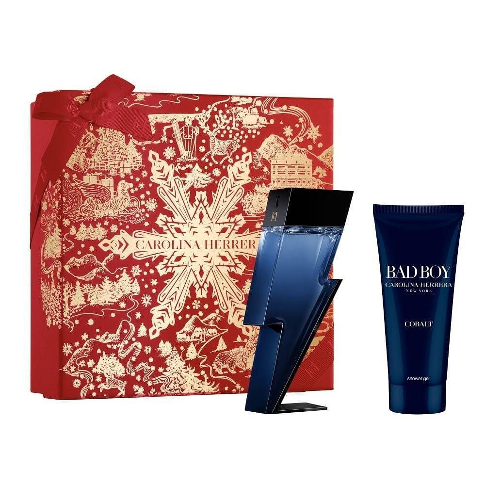 Carolina Herrera Carolina Herrera Bad Boy Cobalt EDP 100 мл + Душ гел 100 мл - Подаръчен Комплект за Мъже 1