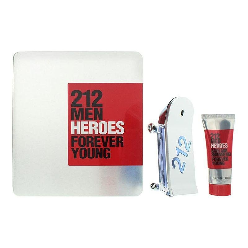 Carolina Herrera Carolina Herrera Heroes Тоалетна Вода 90 мл + Душ Гел 100 мл - Подаръчен Комплект за Мъже 1