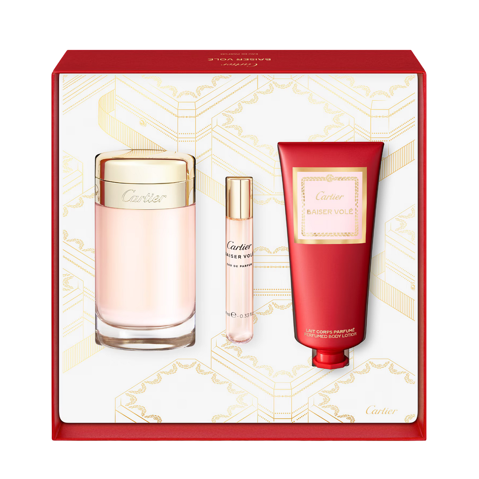Cartier Cartier Baiser Volé EDP 100 мл + Лосион за Тяло 100 мл + EDP 10 мл - Подаръчен Комплект за Жени 2