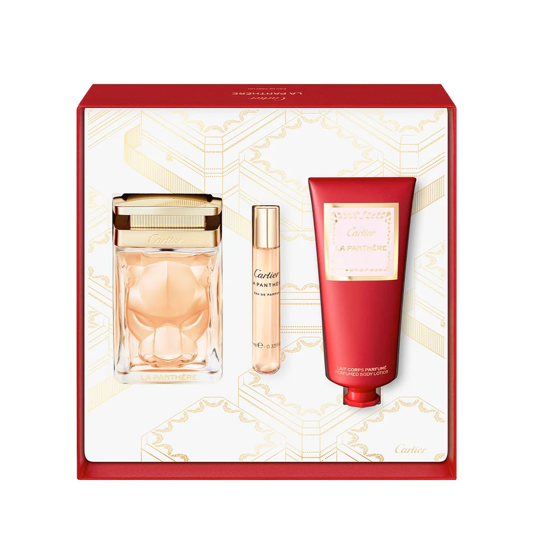 Cartier Cartier La Panthère EDP 100 мл + BL 100 мл + EDP 10 мл - Подаръчен Комплект за Жени 2
