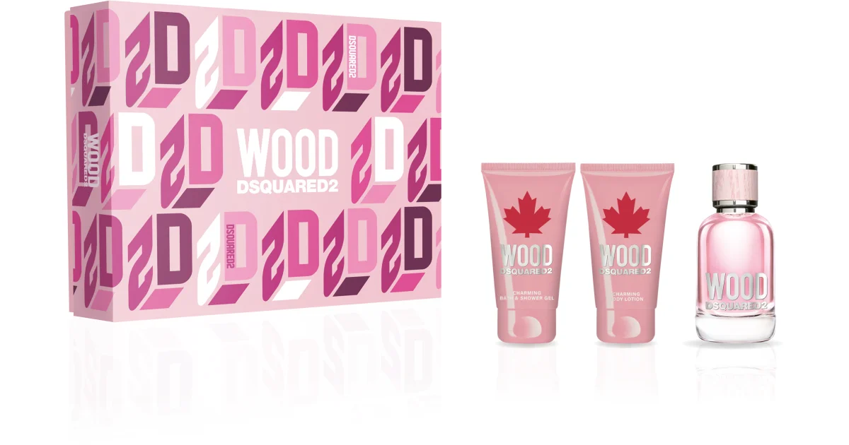 Dsquared Dsquared Wood For Her Тоалетна Вода 50 мл + Лосион за Тяло 50 мл + Душ Гел 50 мл - Подаръчен Комплект за Жени 1