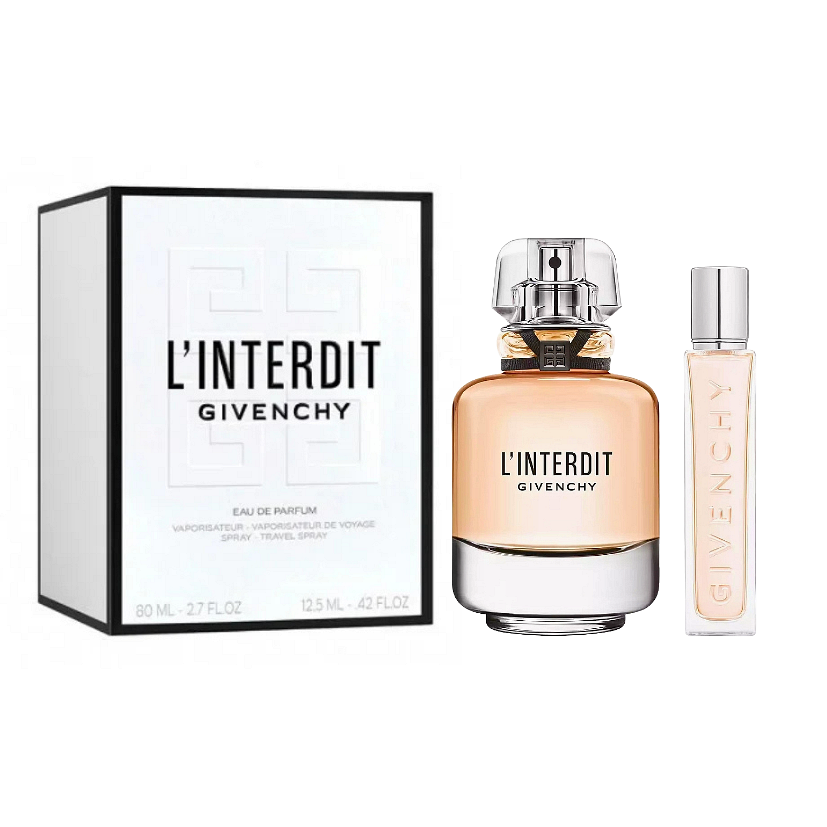 Givenchy Givenchy L'Interdit Парфюмна Вода 80 мл + 12.5 мл - Подаръчен Комплект за Жени 1