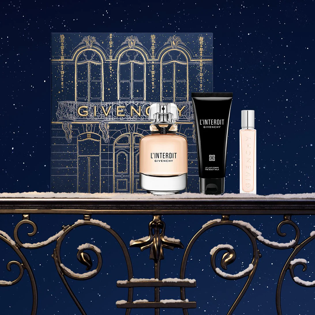 Givenchy Givenchy L'Interdit Парфюмна Вода 80 мл + 12.5 мл + Лосион за тяло 75 мл - Подаръчен Комплект за Жени 3