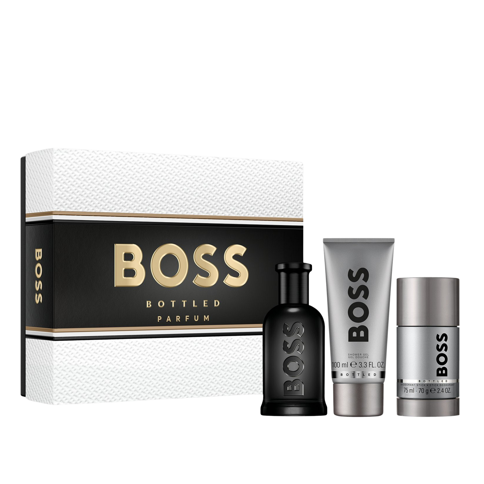 Hugo Boss Hugo Boss Bottled Parfum EDP 100 мл + Душ Гел 100 мл + Деостик 75 мл - Подаръчен Комплект за Мъже 1