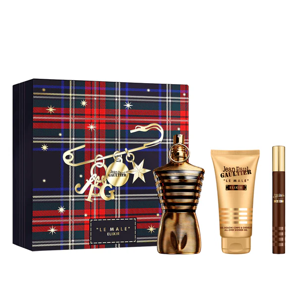 Jean Paul Gaultier Jean Paul Gaultier Le Male Elixir EDP 125 мл + EDP 10 мл + Душ гел 75 мл - Подаръчен Комплект за Мъже 1