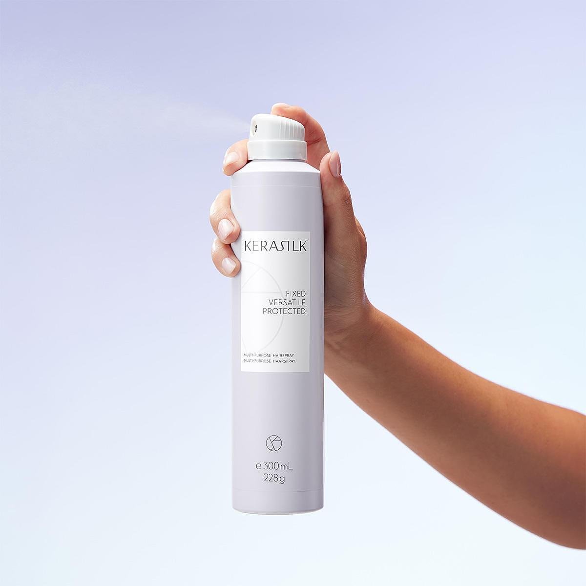 Kerasilk Kerasilk Strong Hold Multi Purpose Hairspray 300 мл - Многофункционален Спрей за Коса със Силна Фиксация 2