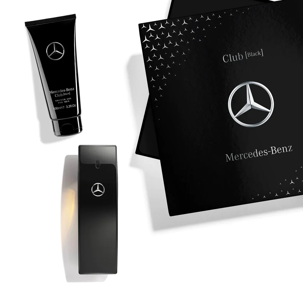Mercedes Benz Mercedes-Benz Club Black EDT 100 мл + Душ Гел 100 мл - Подаръчен Комплект за Мъже 2