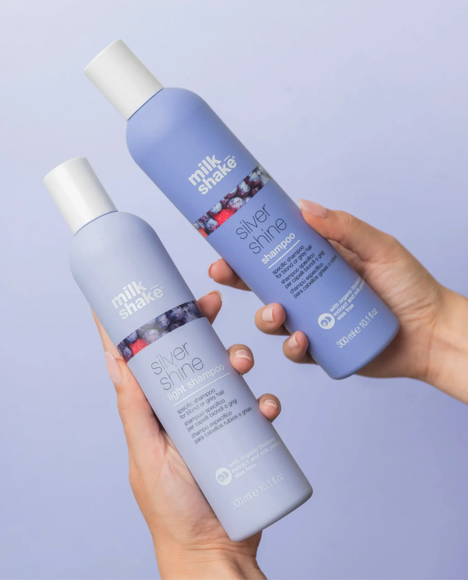 Milk Shake Milk Shake Silver Shine Light Shampoo 300 мл - Шампоан за Коса 4