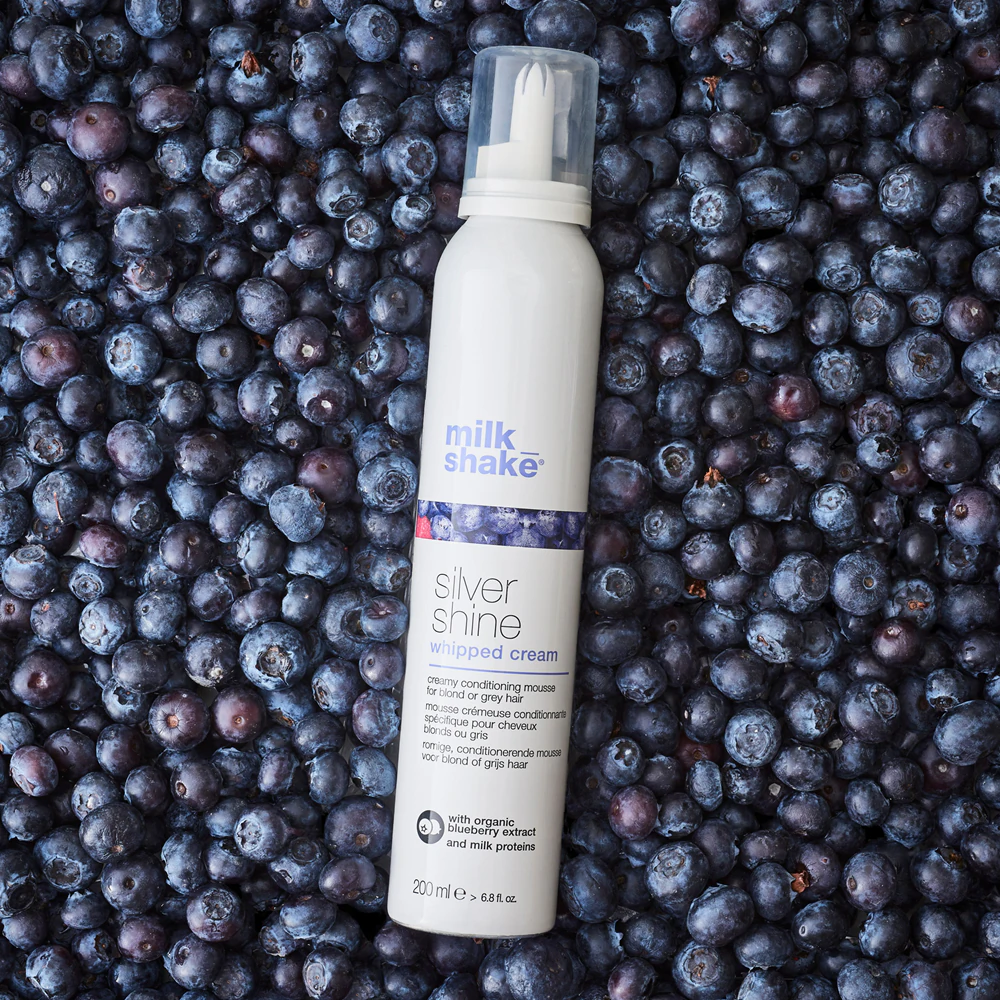 Milk Shake Milk Shake Silver Shine Whipped Cream 200 мл - Пяна без отмиване за руса и сива коса 2