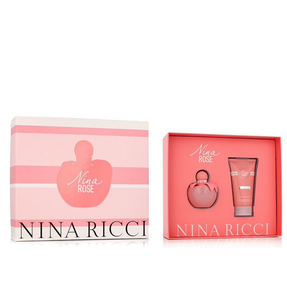 Nina Ricci Nina Ricci Rose Тоалетна Вода 50 мл + Лосион за Тяло 75 мл- Подаръчен Комплект за Жени 1