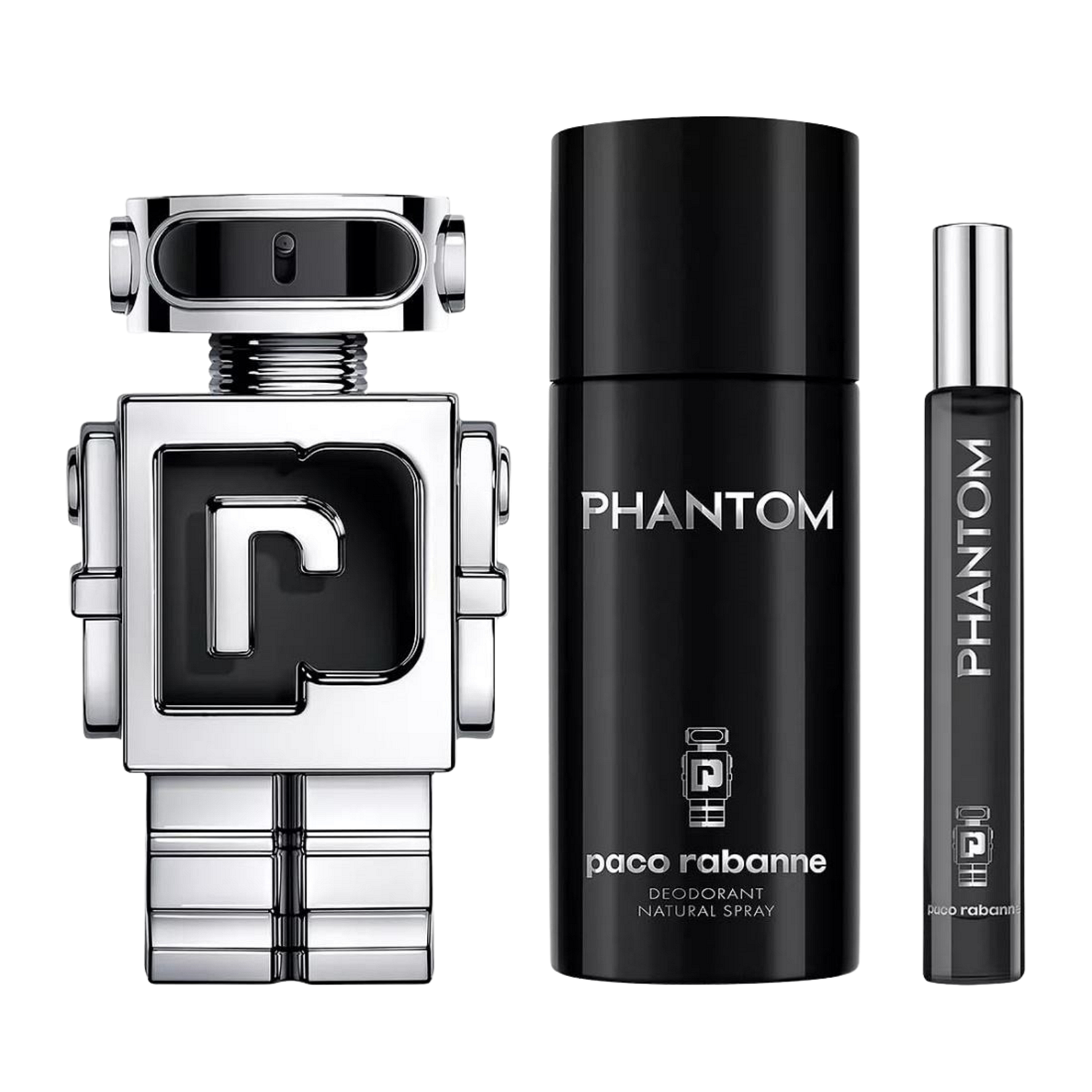 Paco Rabanne Paco Rabanne Phantom EDT + 150 мл + EDT 10 мл 100 мл - Дезодорант за Мъже 2