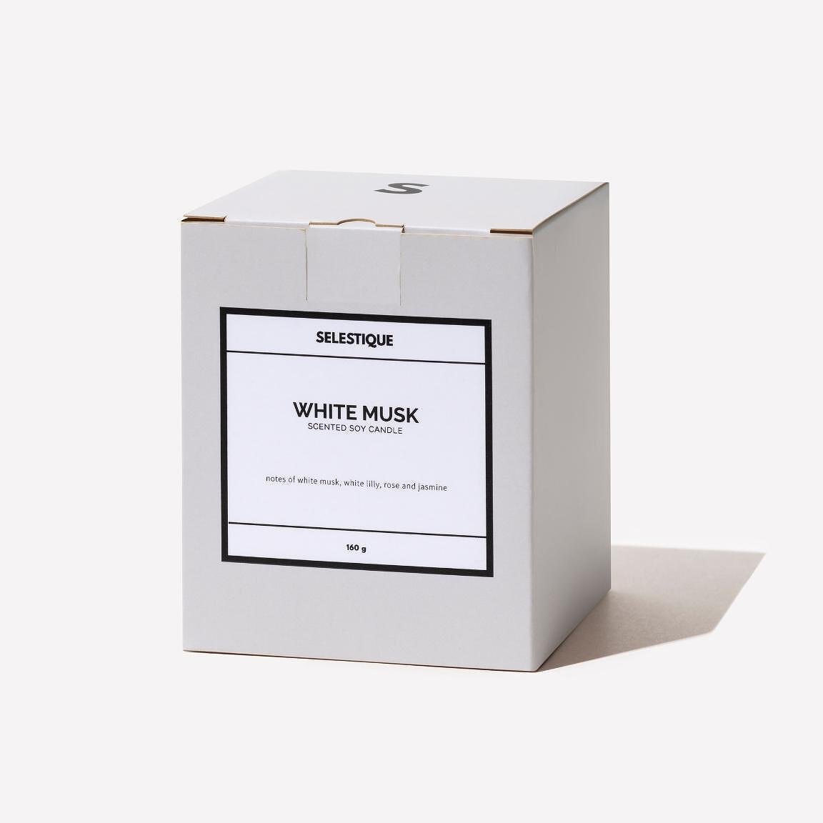 Selestique Selestique® White Musk - Ароматна свещ 160 г 3