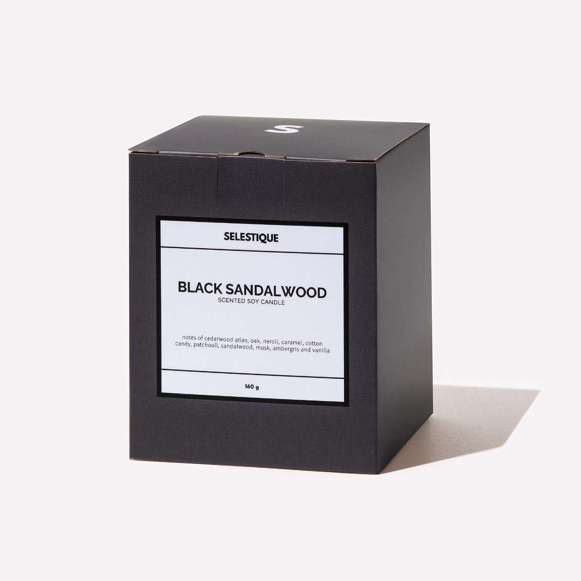 Selestique Selestique® Black Sandalwood - Ароматна свещ 160 г 3