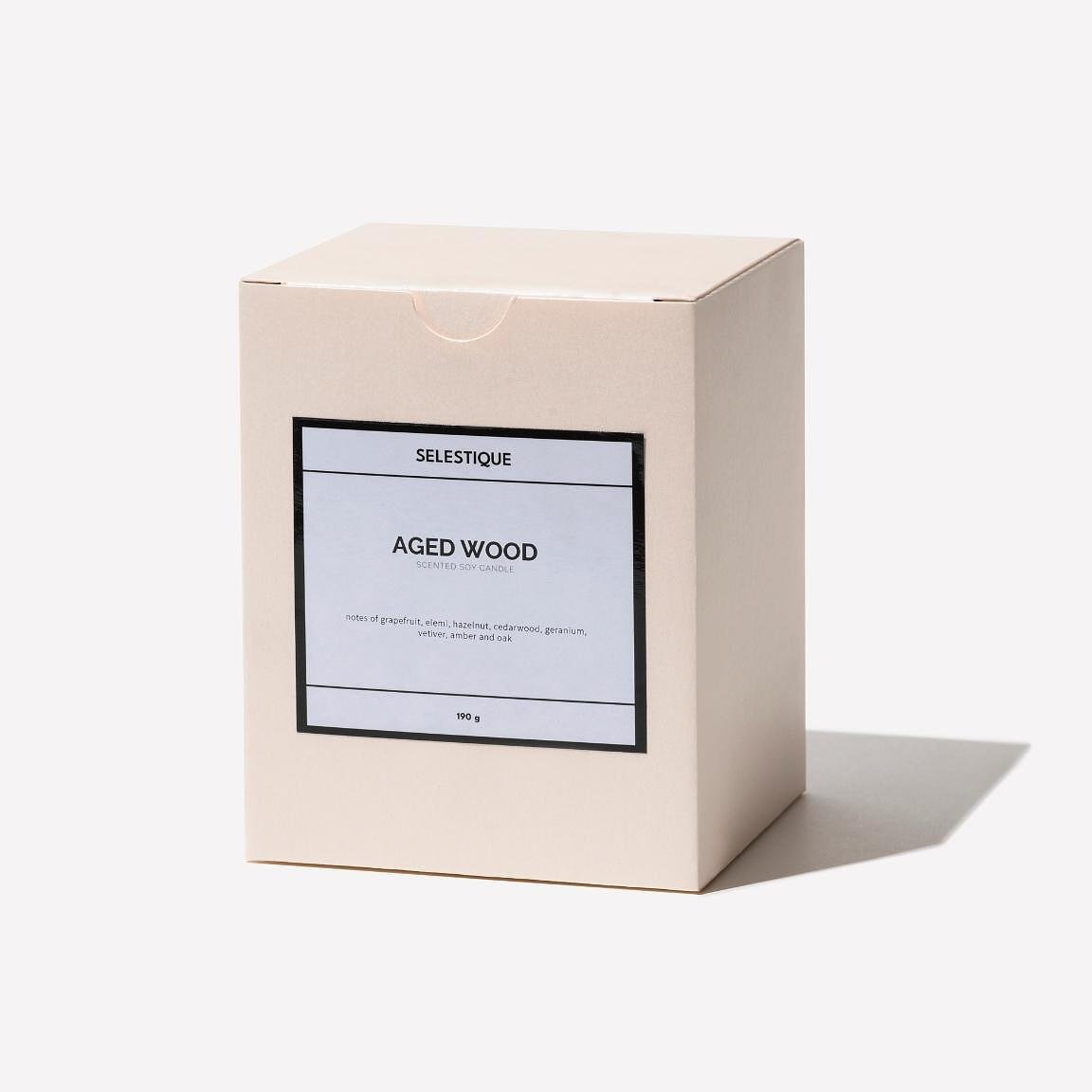 Selestique Selestique® Aged Wood - Ароматна свещ 190 г 3