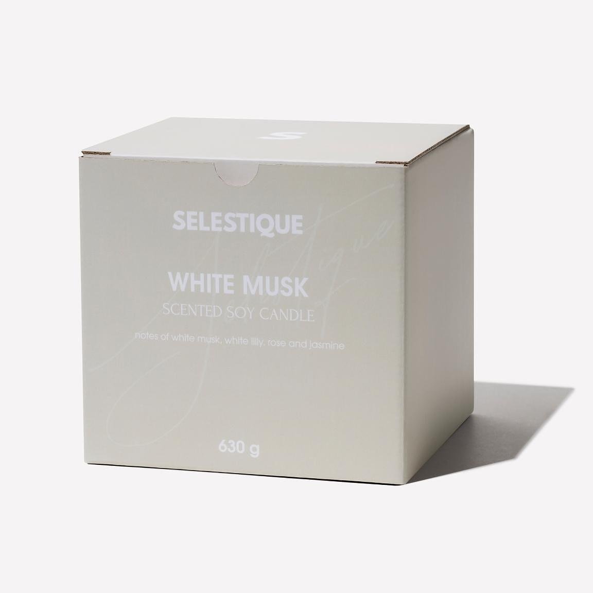 Selestique Selestique® White Musk - Ароматна свещ 630 г 3