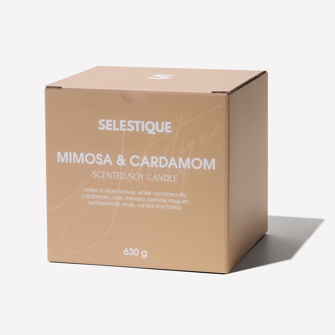 Selestique Selestique® Mimosa & Cardamom - Ароматна свещ 630 г 3