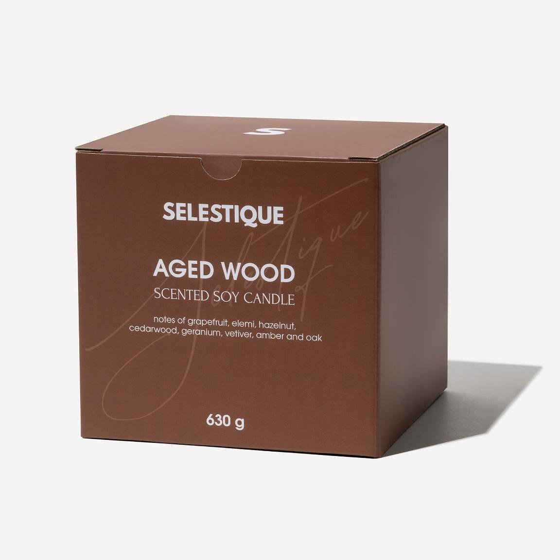 Selestique Selestique® Aged Wood - Ароматна свещ 630 г 3