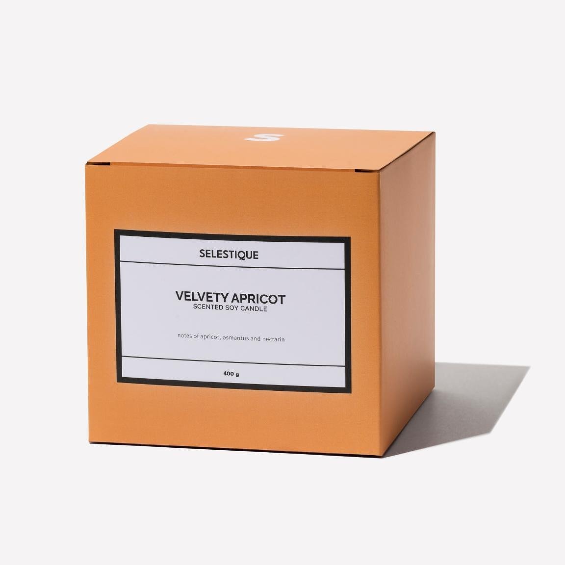 Selestique Selestique® Velvety Apricot - Ароматна свещ 400 г 3