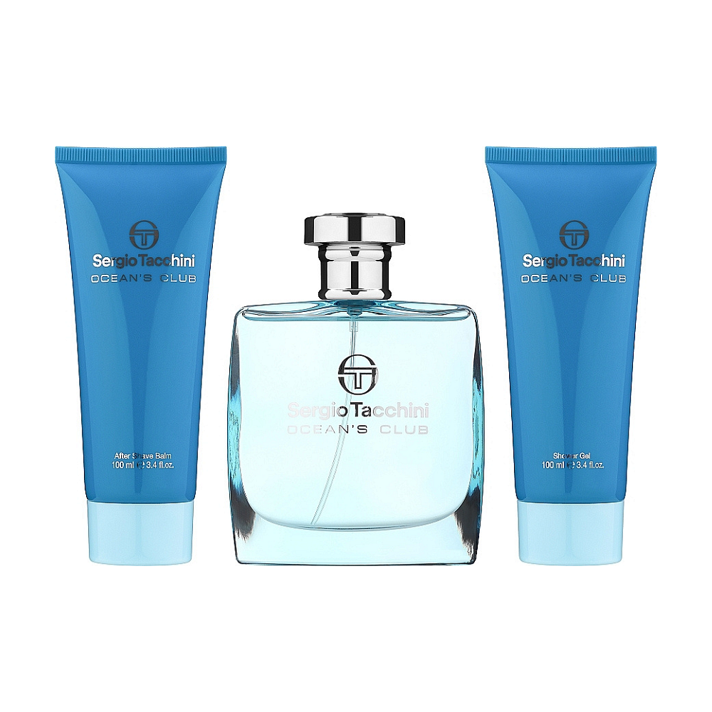 Sergio Tacchini Sergio Tacchini Ocean Club EDT 100 мл + SG 100 мл + ASB 100 мл - Подаръчен Комплект за Мъже 2