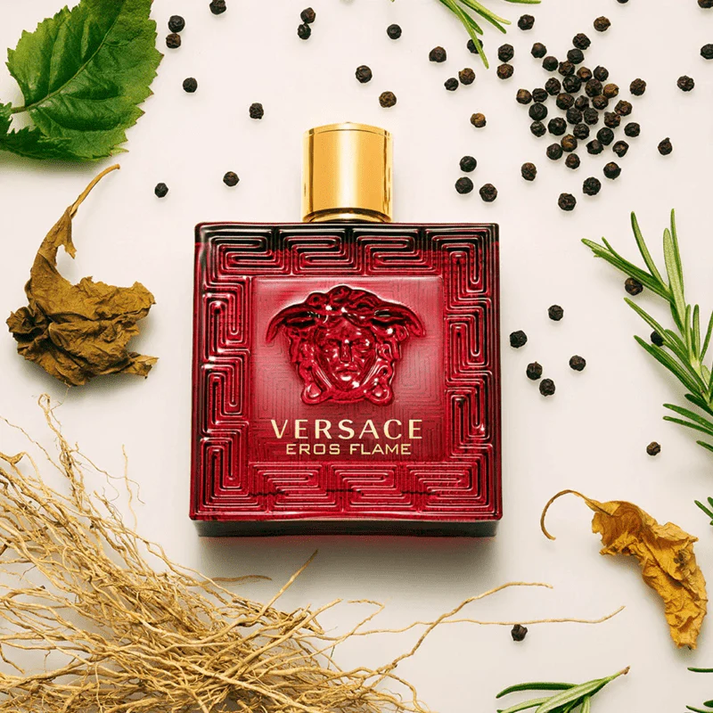Versace Versace Eros Flame EDP 100 мл + EDP 5 мл + SG 150 мл - Подаръчен Комплект за Мъже 4