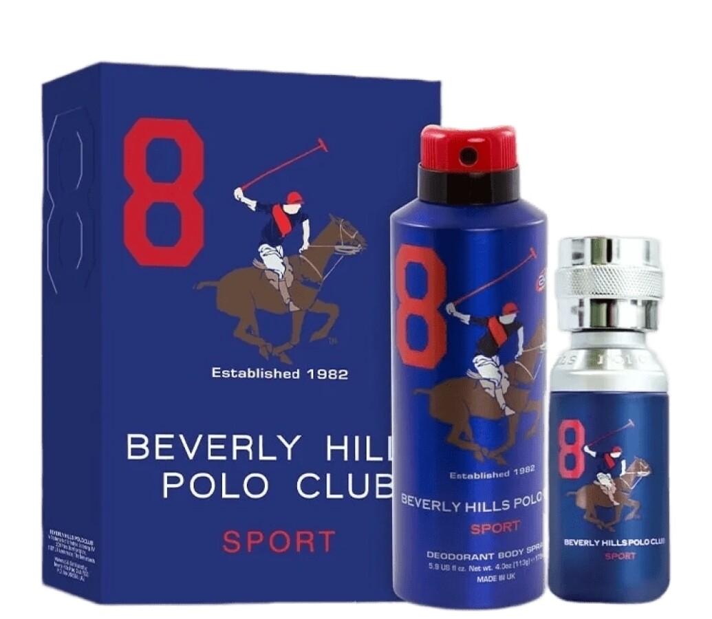 Beverly Hills Polo Club Beverly Hills Polo Club 1982 - Sport 8 — Дезодорант, 100 мл КОМПЛЕКТ 1