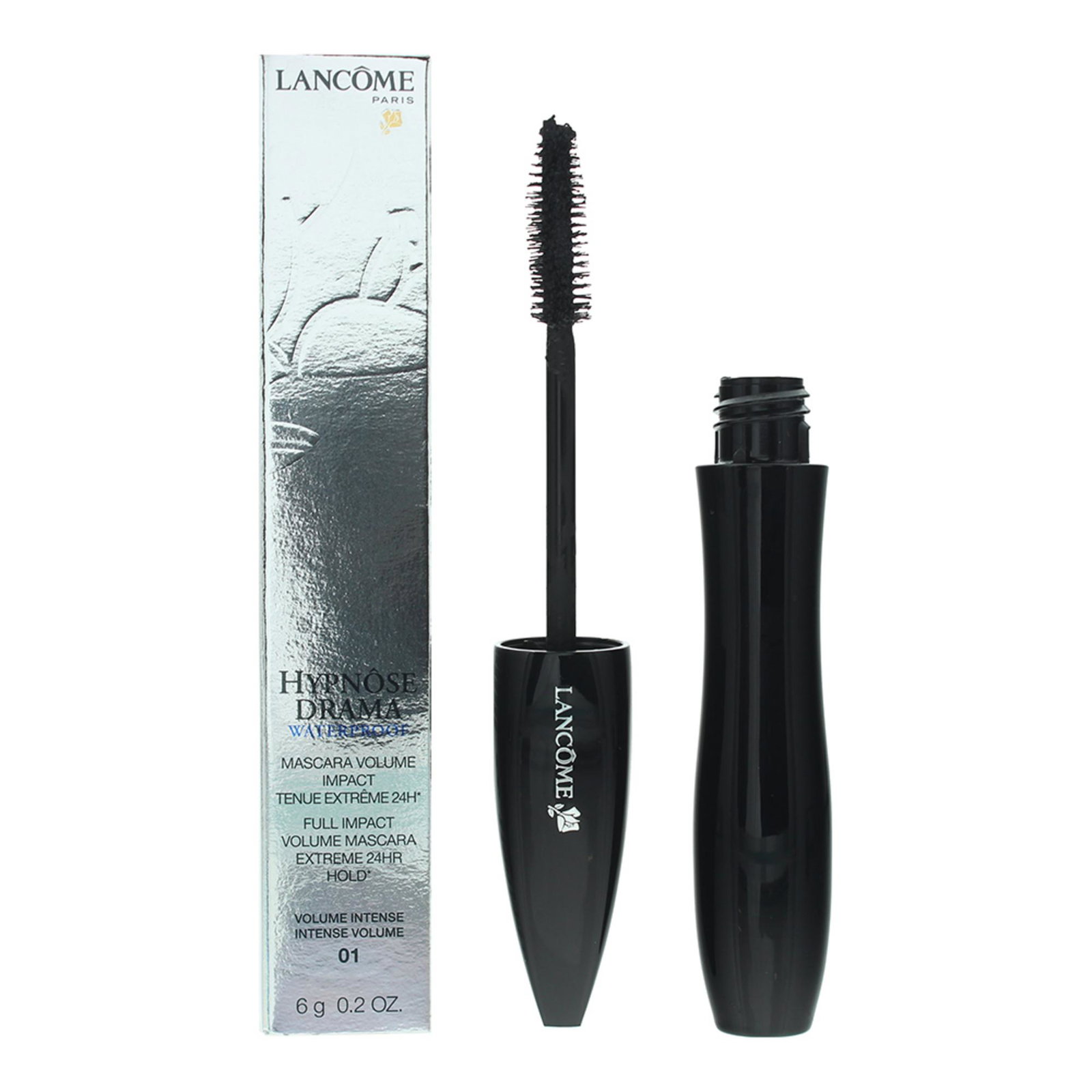 Lancome Lancome Hypnose Drama Waterproof Volume — Водоустойчива спирала за обем, 6 г — 01 Excessive Black 2