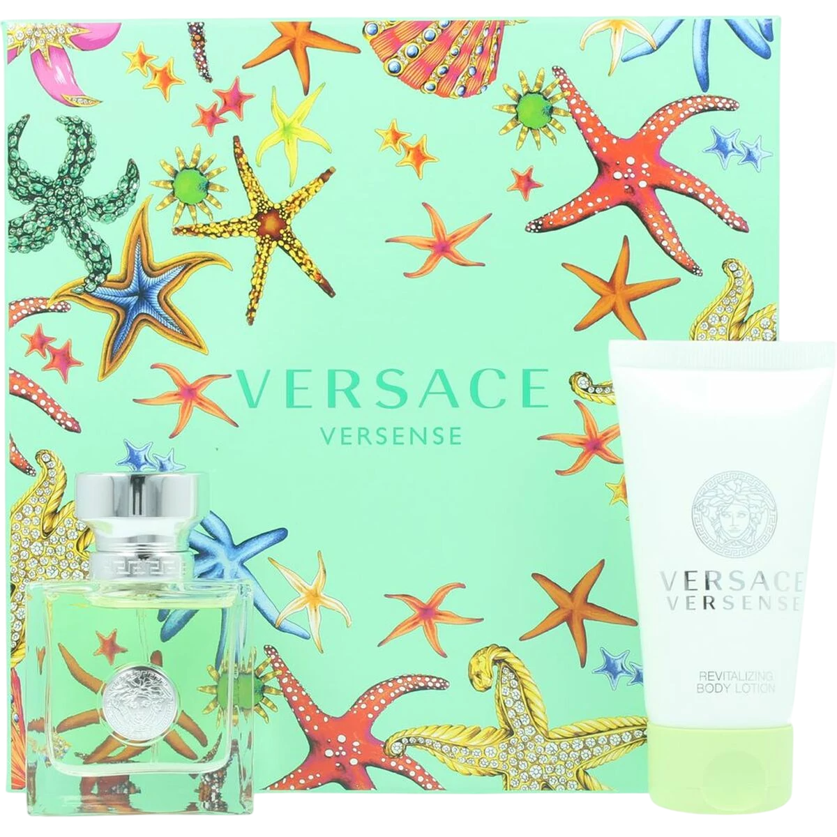 Versace Versace Set Versace: Versense 30 ml + Versense Nourishing Body Lotion All Over The Body 30 мл - Тоалетна Вода за Жени 1