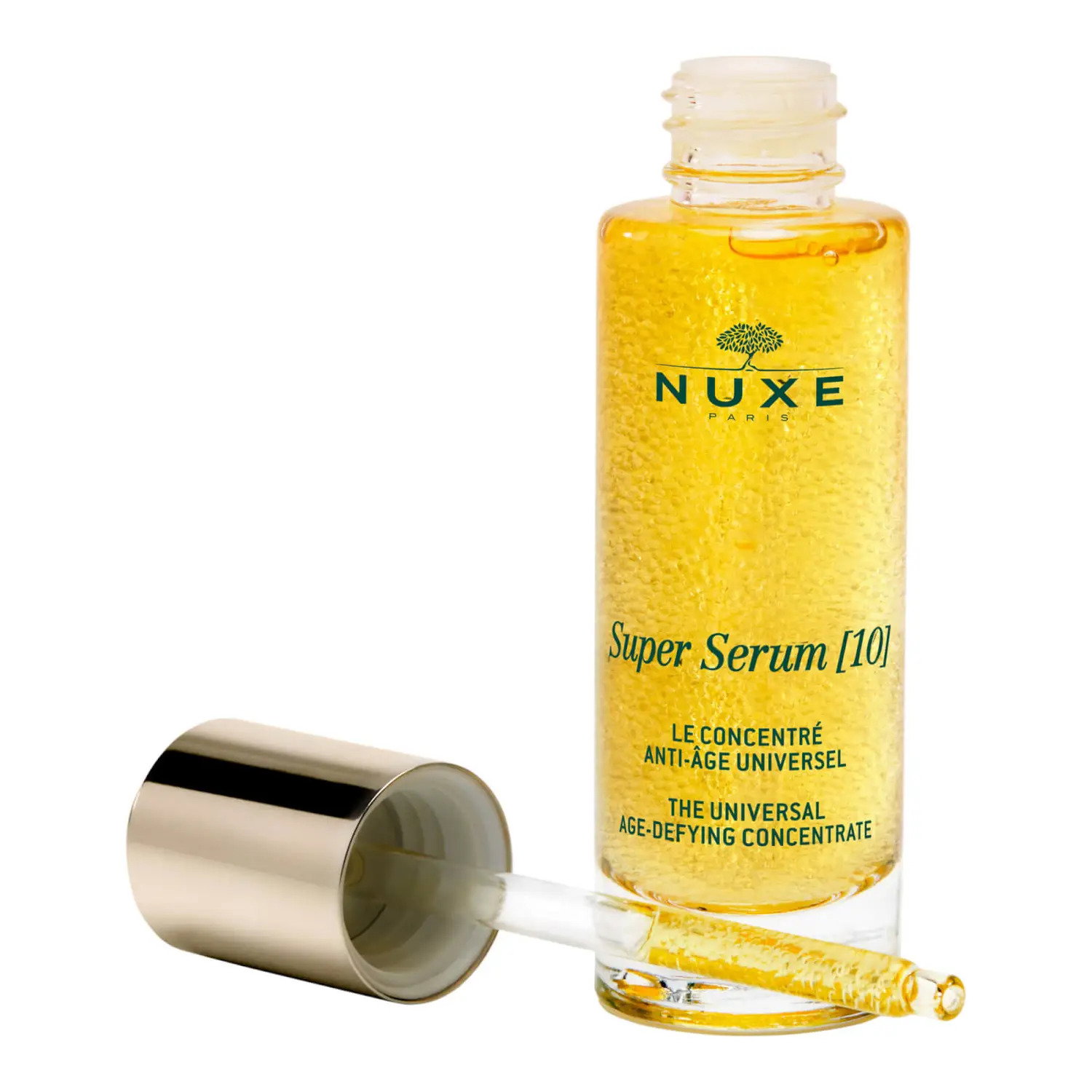 Nuxe Nuxe Super [10] Vegan — Серум против стареене дневен и нощен за лице и шия, 30 мл, 30 мл 2
