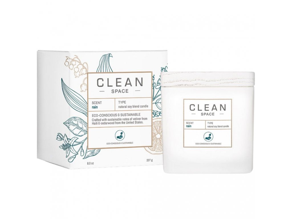 Clean Clean Warm Cotton — Ароматна свещ, 227 г 2