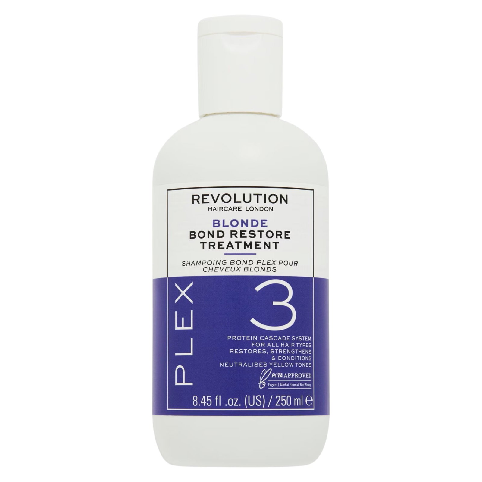 Revolution Haircare Revolution Haircare Blonde Plex 3 Hair Treatment — Възстановяващ шампоан за увредена коса, 250 мл 1