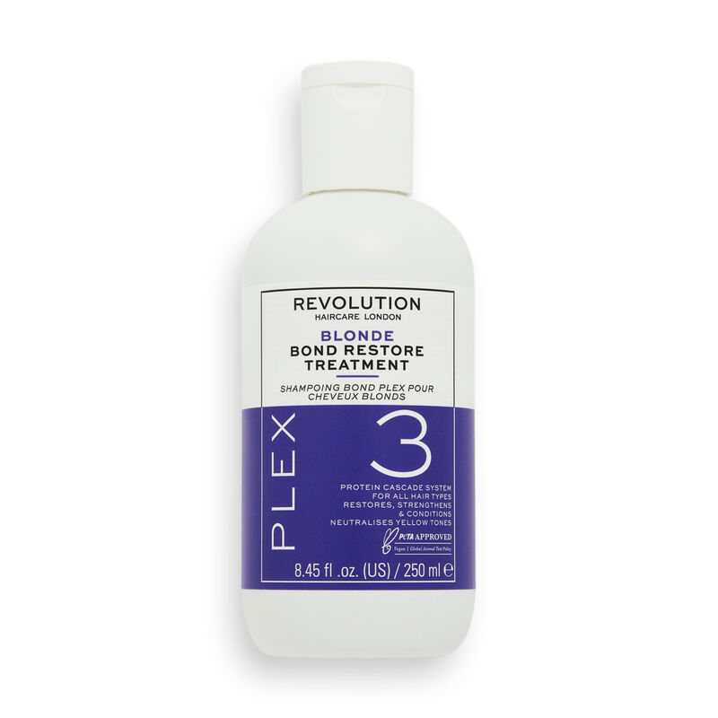 Revolution Haircare Revolution Haircare Blonde Plex 3 Hair Treatment — Възстановяващ шампоан за увредена коса, 250 мл 3