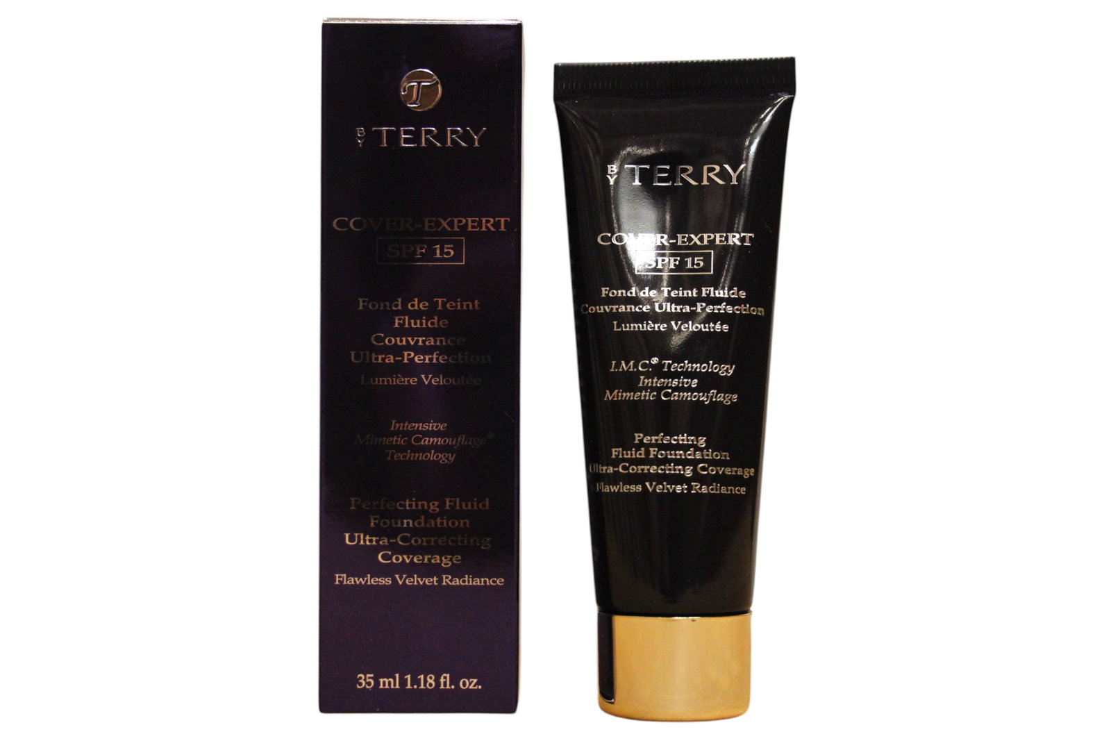By Terry By Terry Cover Expert — Течен фон дьо тен с SPF 15, 35 мл 2