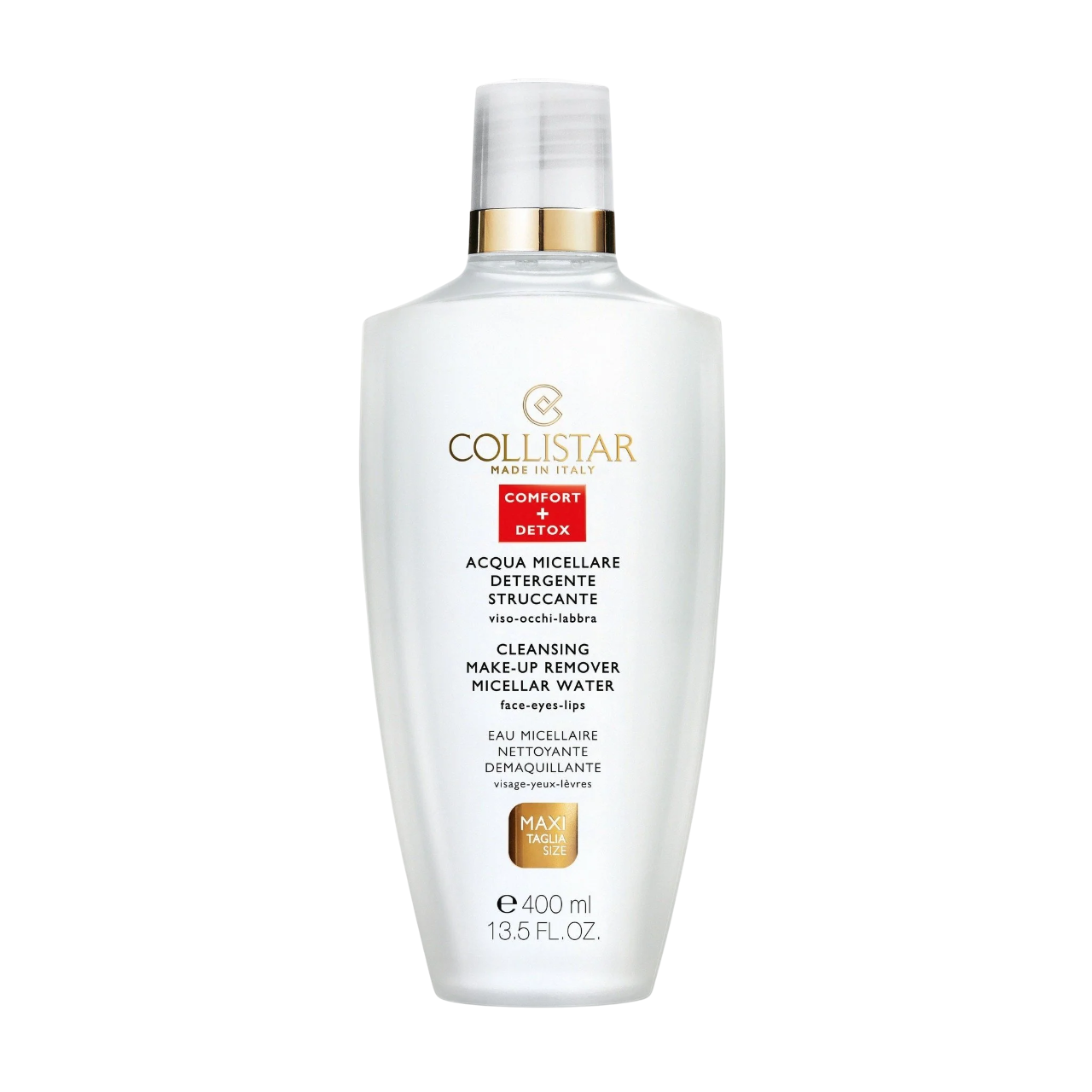 Collistar Collistar Aacqua Micellare Detergente Struccante — Мицеларна вода за всички типове кожа, 400 мл 1