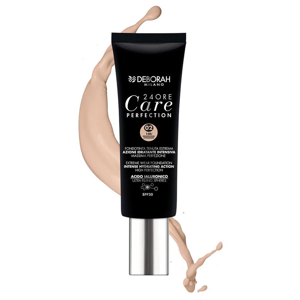 Deborah Deborah 24 Ore Care Perfection Long Wearing — Дълготраен течен фон дьо тен с SPF 20, 30 мл ТЕСТЕР — 001 Fair 1