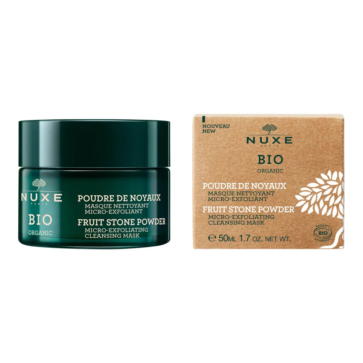 Nuxe Nuxe Bio Organic Vegan — Ексфолираща маска за лице, 50 мл 2