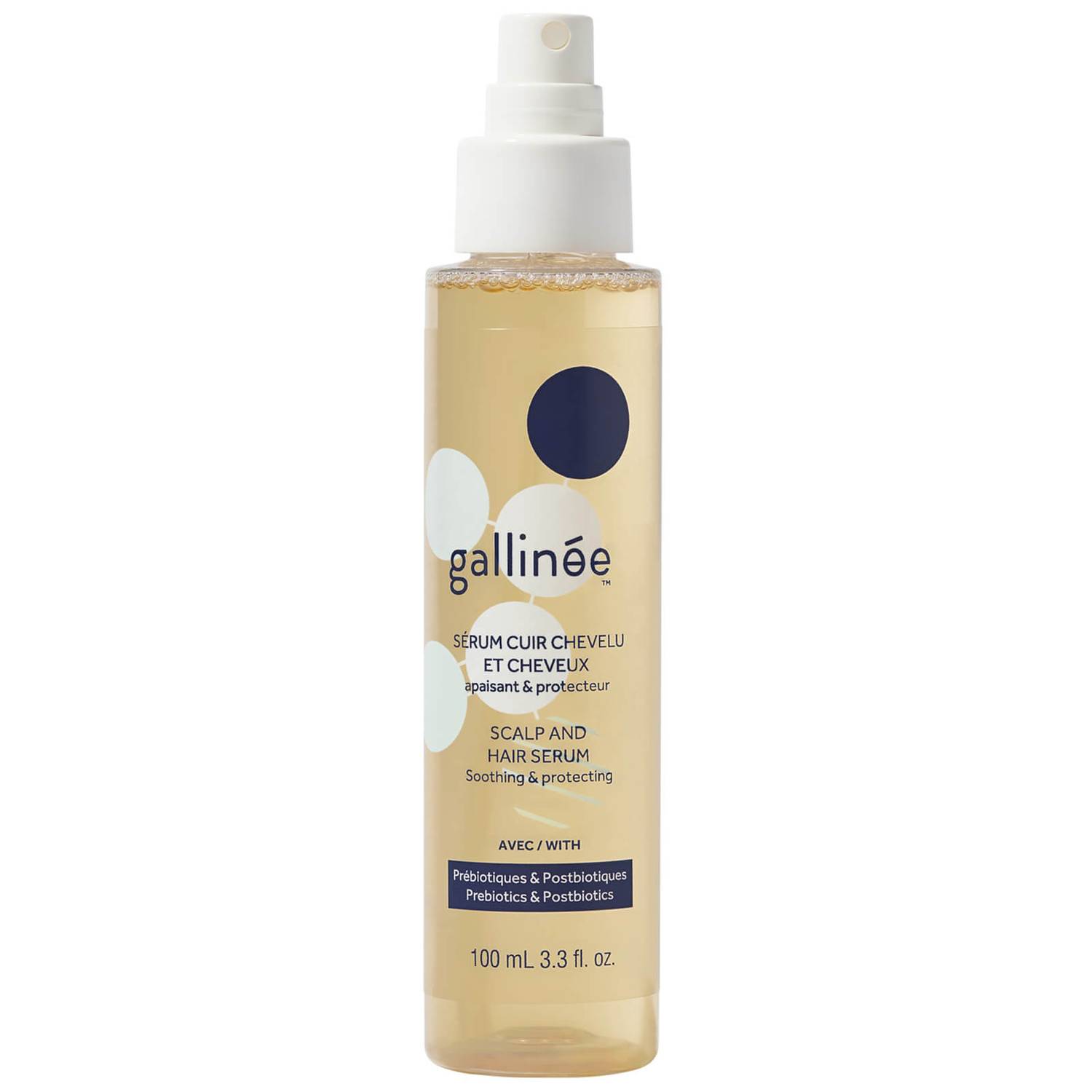Gallinee Gallinee Hair Care Prebiotics & Postbiotics — Успокояващ серум за коса, 100 мл ТЕСТЕР 1