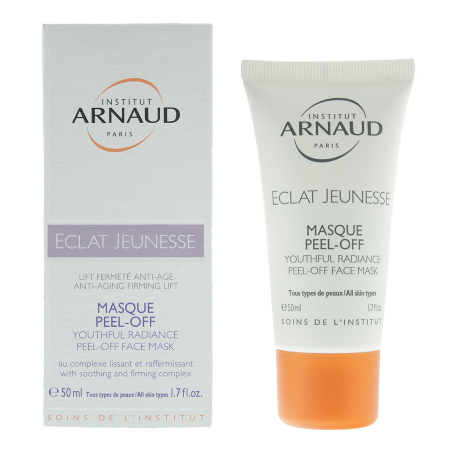 Institut Arnaud Institut Arnaud Youthful Radiance — Озаряваща и стягаща маска за лице, 50 мл 2