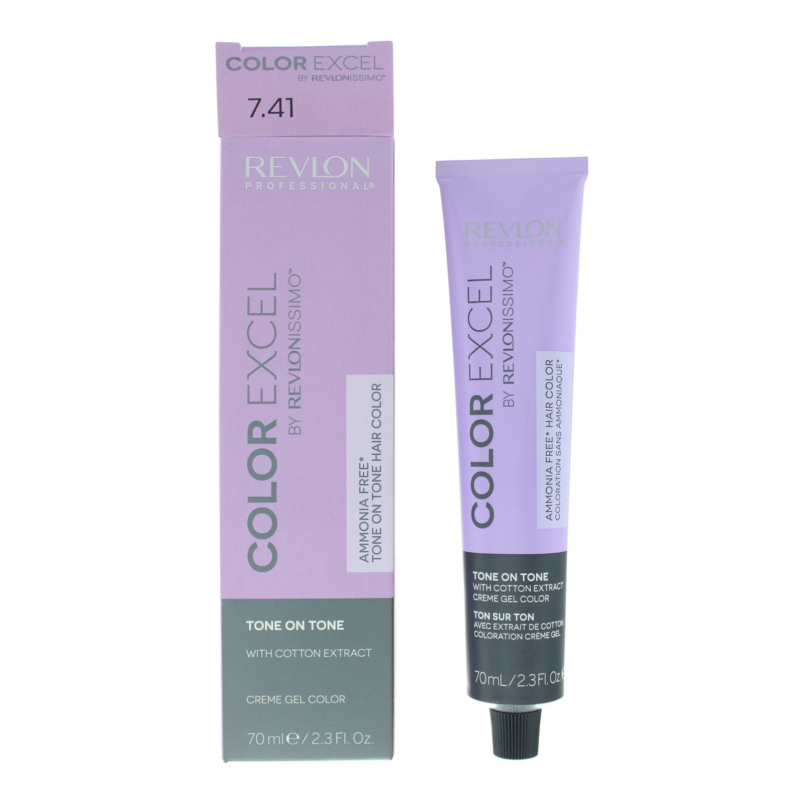 Revlon Revlon Color Excel Ammonia-Free — Боя за коса, 70 мл — 7.41 Dark Chestnut Ash Blonde 2