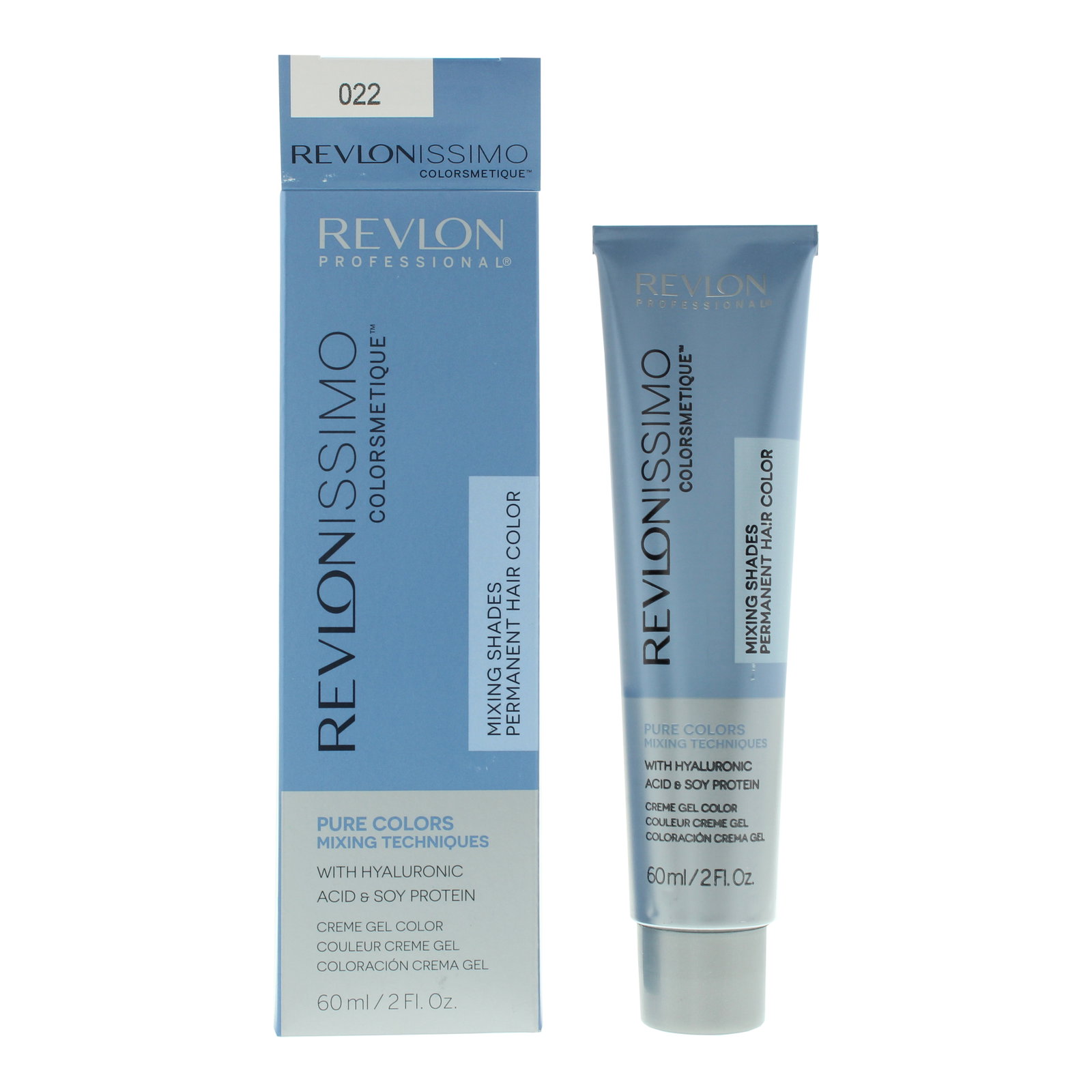 Revlon Revlon Revlonissimo Hyaluronic Acid — Хидратираща боя за коса с хиалуронова киселина, 60 мл — 022 Iridescent 2