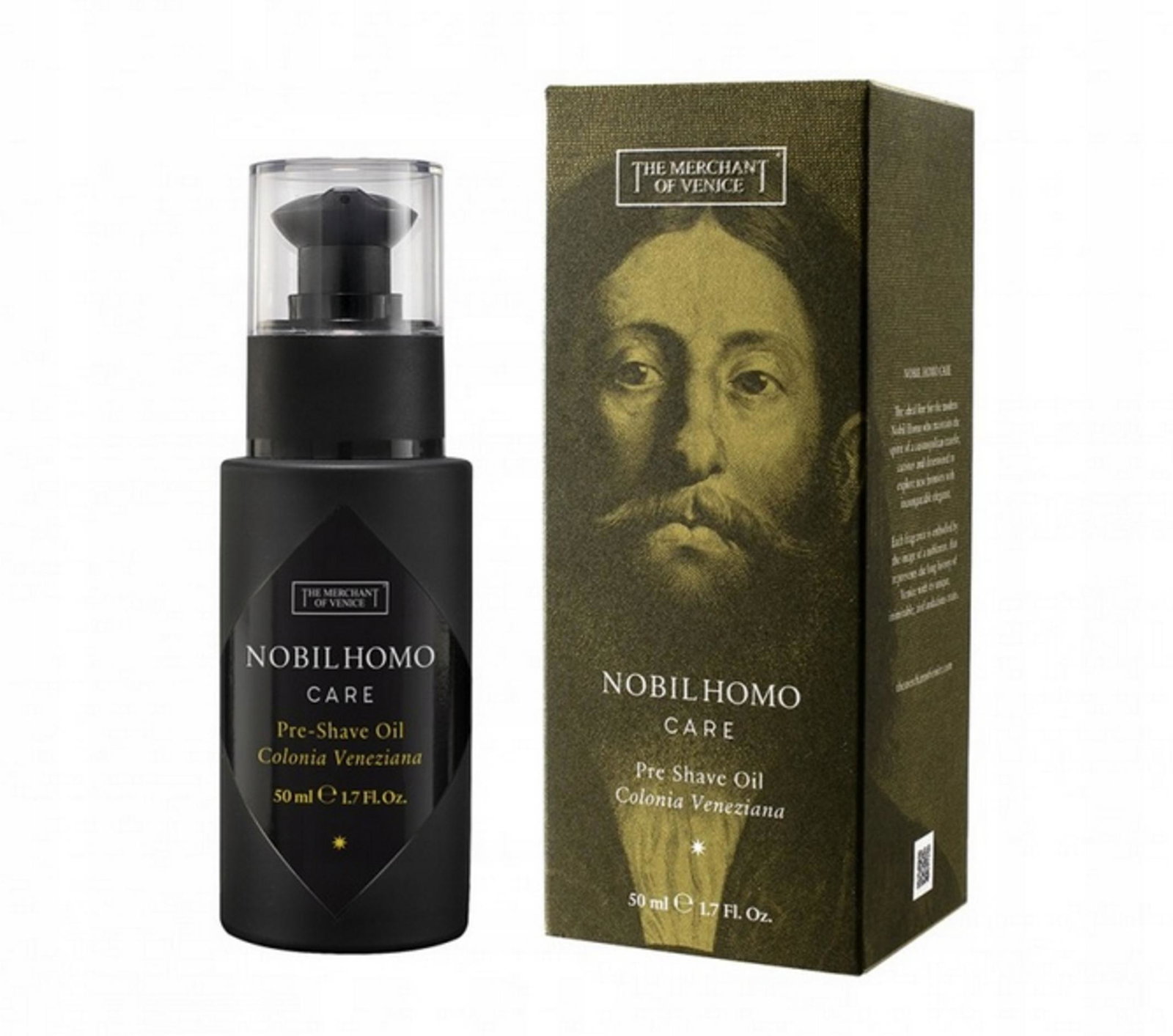The Merchant Of Venice The Merchant Of Venice Nobil Homo Care Olive — Хидратиращо и омекотяващо масло за подготовка преди бръснене, 50 мл 1