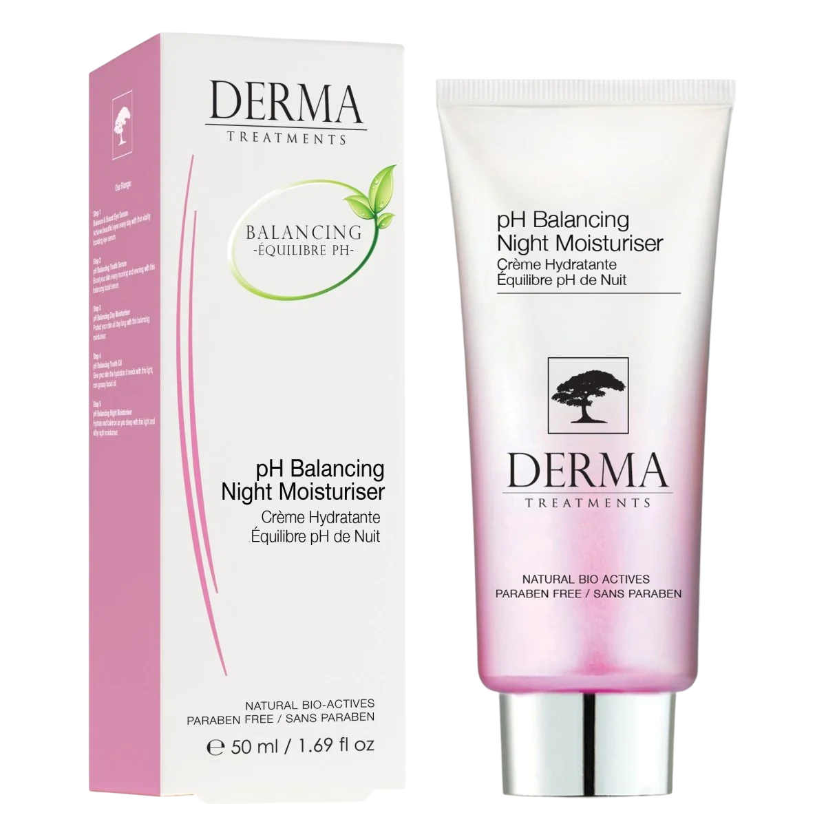 Derma Treatments Derma Treatments Ph Balancing Moisturising — Хидратиращ нощен крем за лице, 50 мл 2