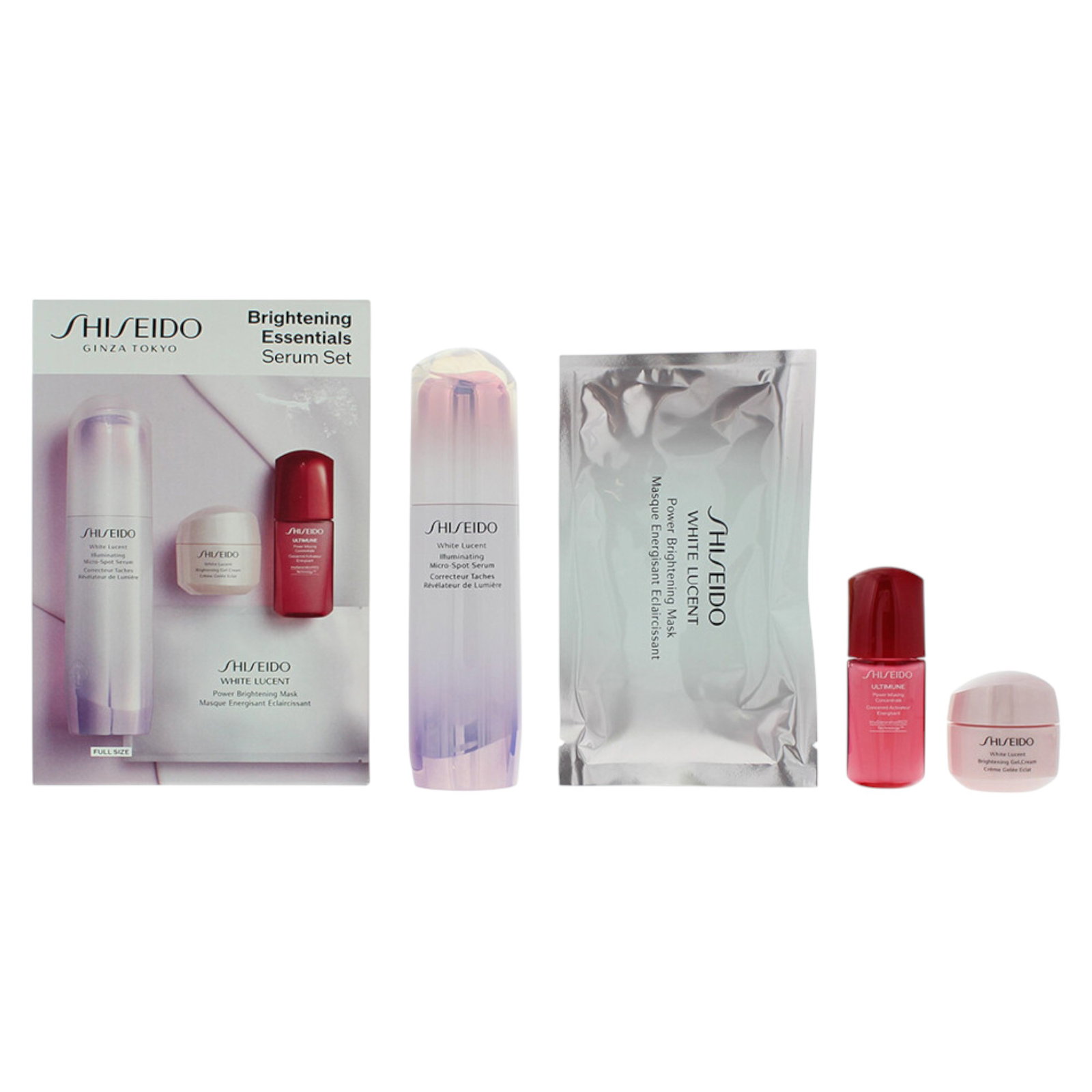 Shiseido Shiseido Brightening Essentials — Озаряващ, хидратираща платнена маска за лице, 50 мл КОМПЛЕКТ 1