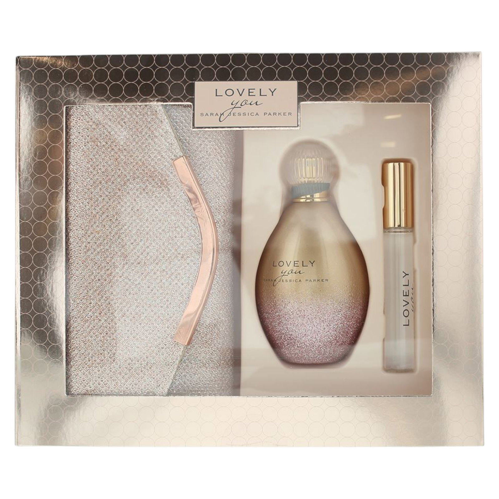 Sarah Jessica Parker Sarah Jessica Parker Set Sarah Jessica Parker: Lovely You 100 ml + Lovely You 10 ml + Lovely You Top-Handle Bags 100 мл - Парфюмна Вода за Жени 1