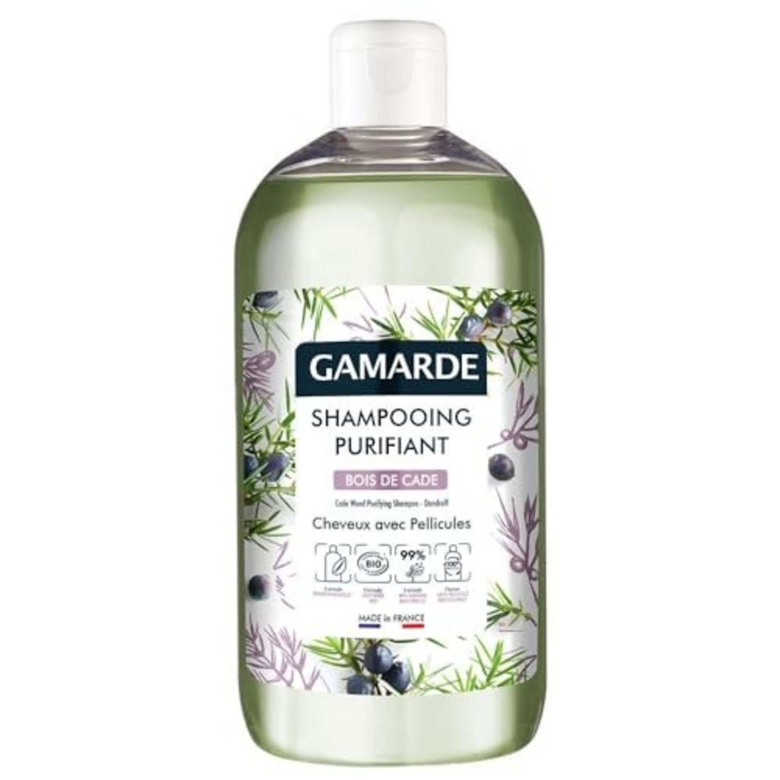 Gamarde Gamarde Bio Bois De Cade — Шампоан против пърхот за скалп с пърхот, 500 мл 1